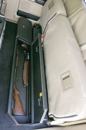 Ford F-250 Underseat Lockbox - Rear - Tuffy Products - Keyed Lock, Pry-Guard Locking System - Black - `17-`24